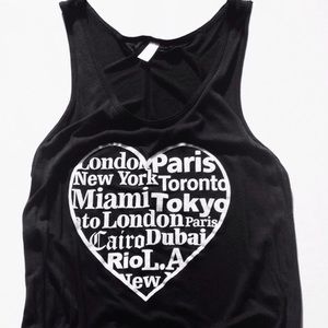 COPY - American Apparel x Millionera One Love Unisex Graphic Tank Top